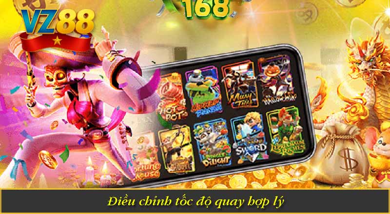 Điều chỉnh tốc độ quay hợp lý