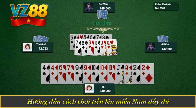 Tiến Lên Miền Nam – Game Bài Thịnh Hành Nhất VZ88 6 Hướng dẫn cách chơi tiến lên miền Nam đầy đủ