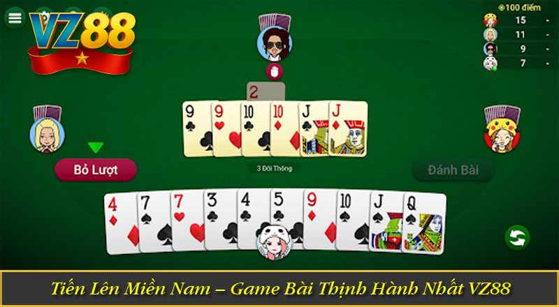 Tiến Lên Miền Nam – Game Bài Thịnh Hành Nhất VZ88 4 Tiến Lên Miền Nam – Game Bài Thịnh Hành Nhất VZ88
